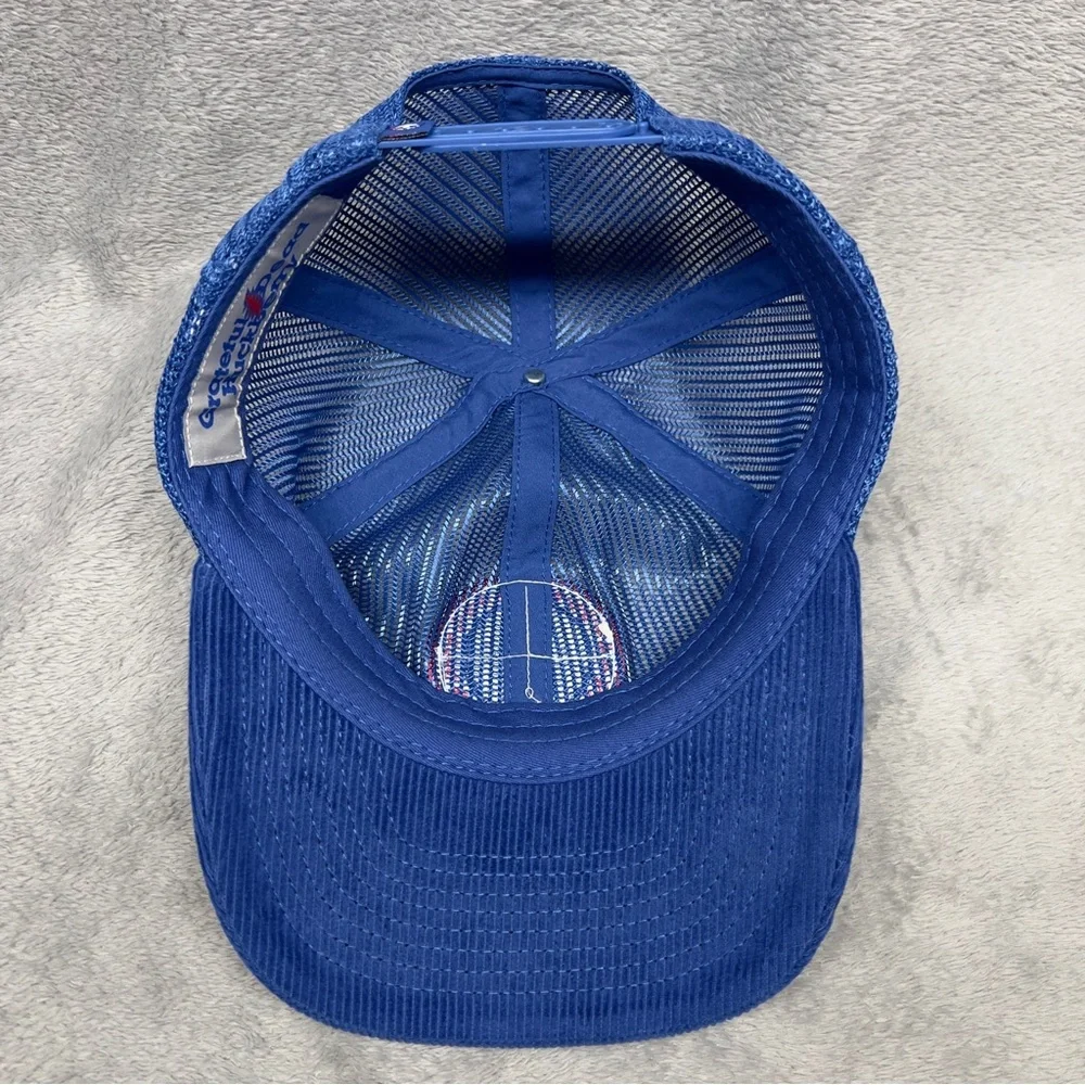Huckberry x Grateful‎ Dead Good Ol' Mesh Snapback Trucker Hat Corduroy Classic